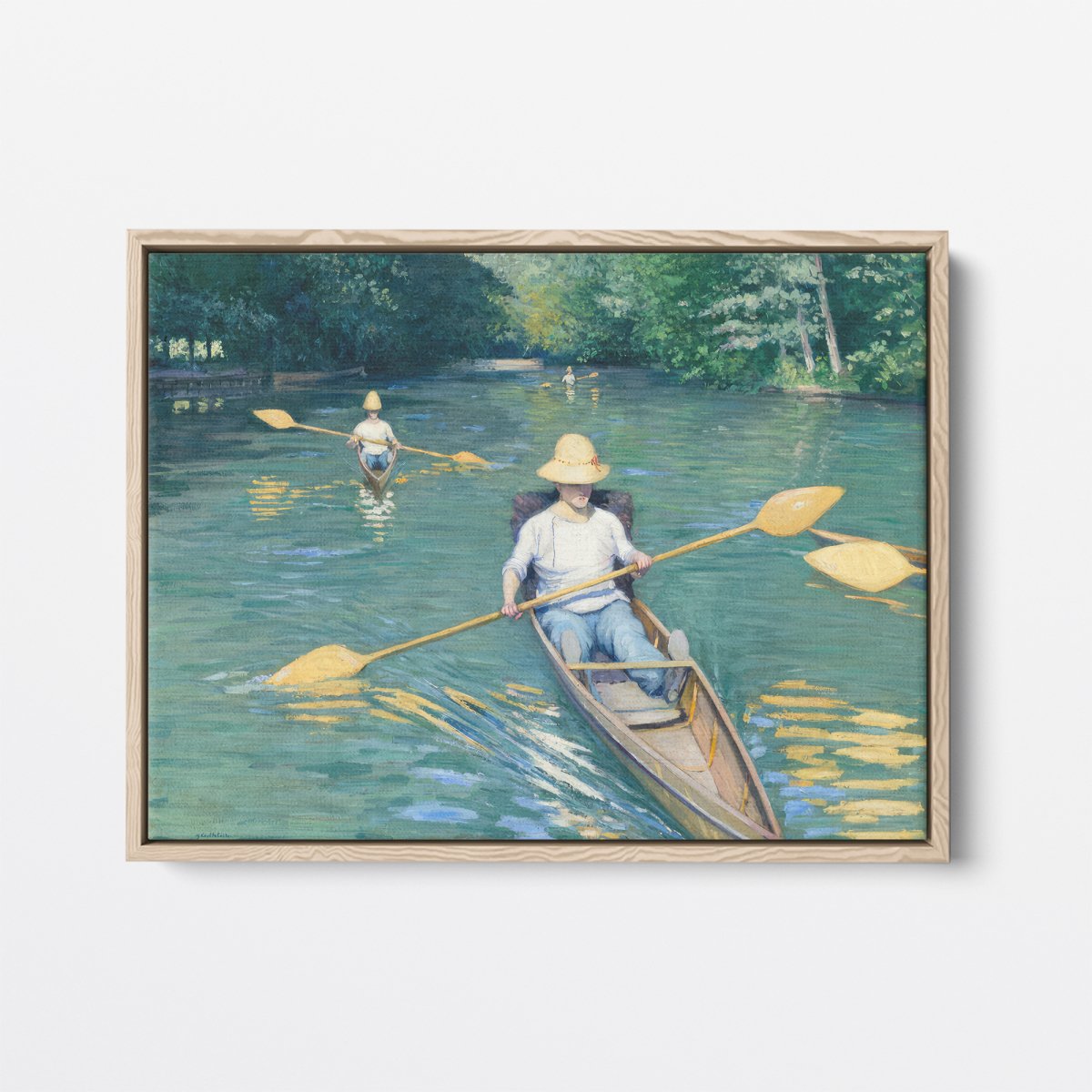 Skiffs | Gustave Caillebotte | Ave Legato | Canvas Art Prints | Vintage Artwork