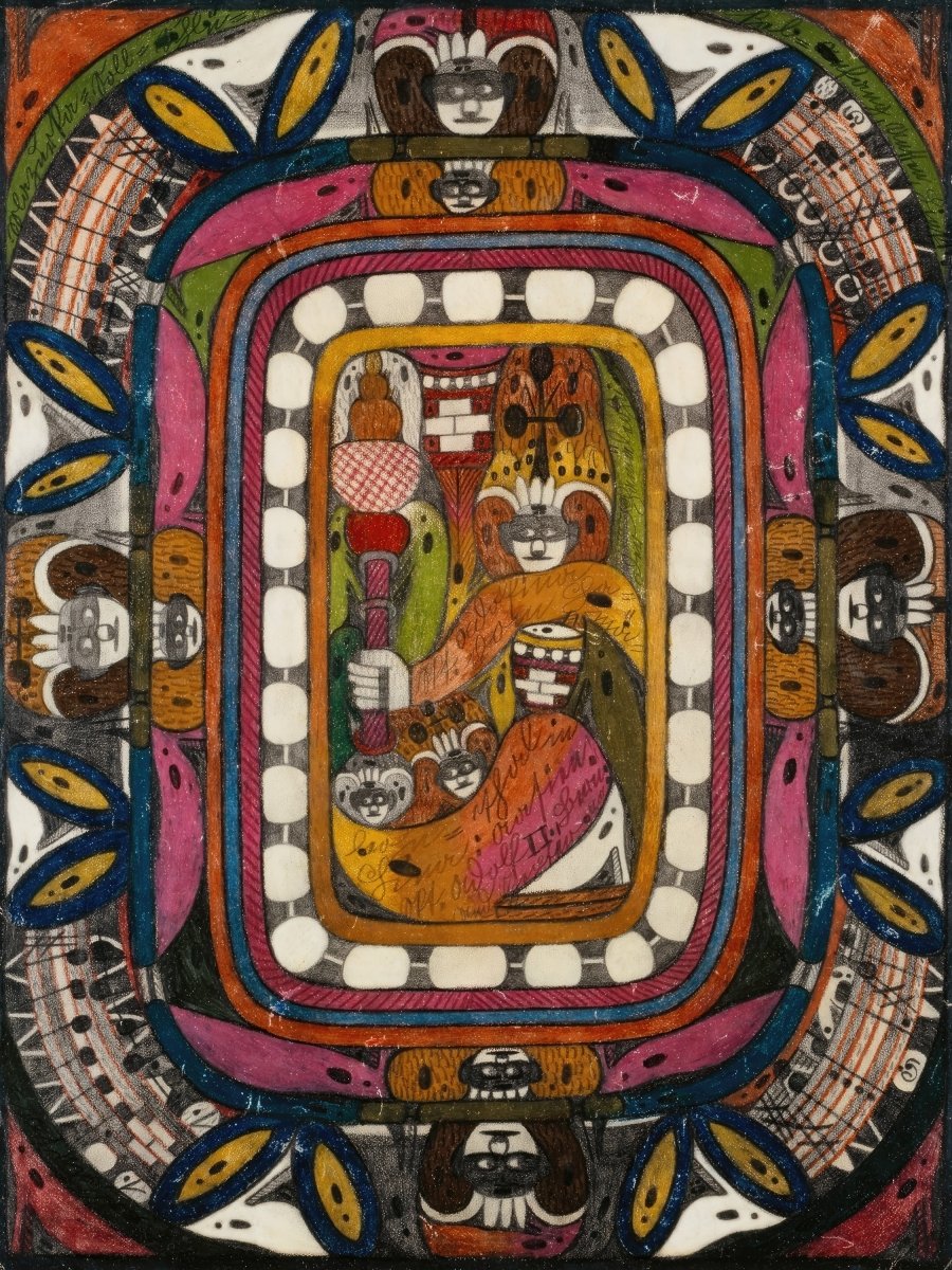 Skt. Adolfina vom Chamäleohn | Adolf Wölfli | Ave Legato Art Prints