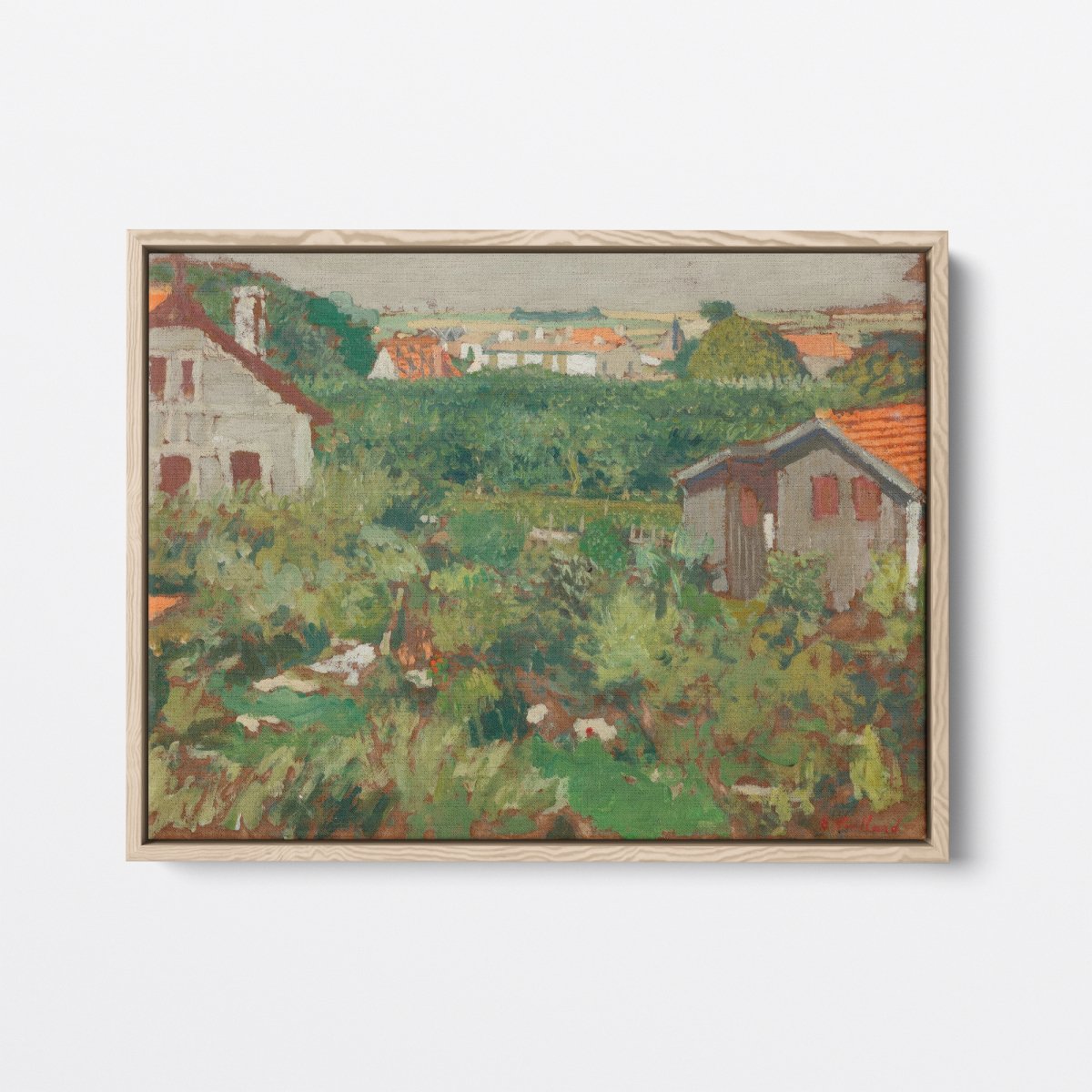 Small Houses in an Enclosure | Édouard Vuillard | Ave Legato Art Prints