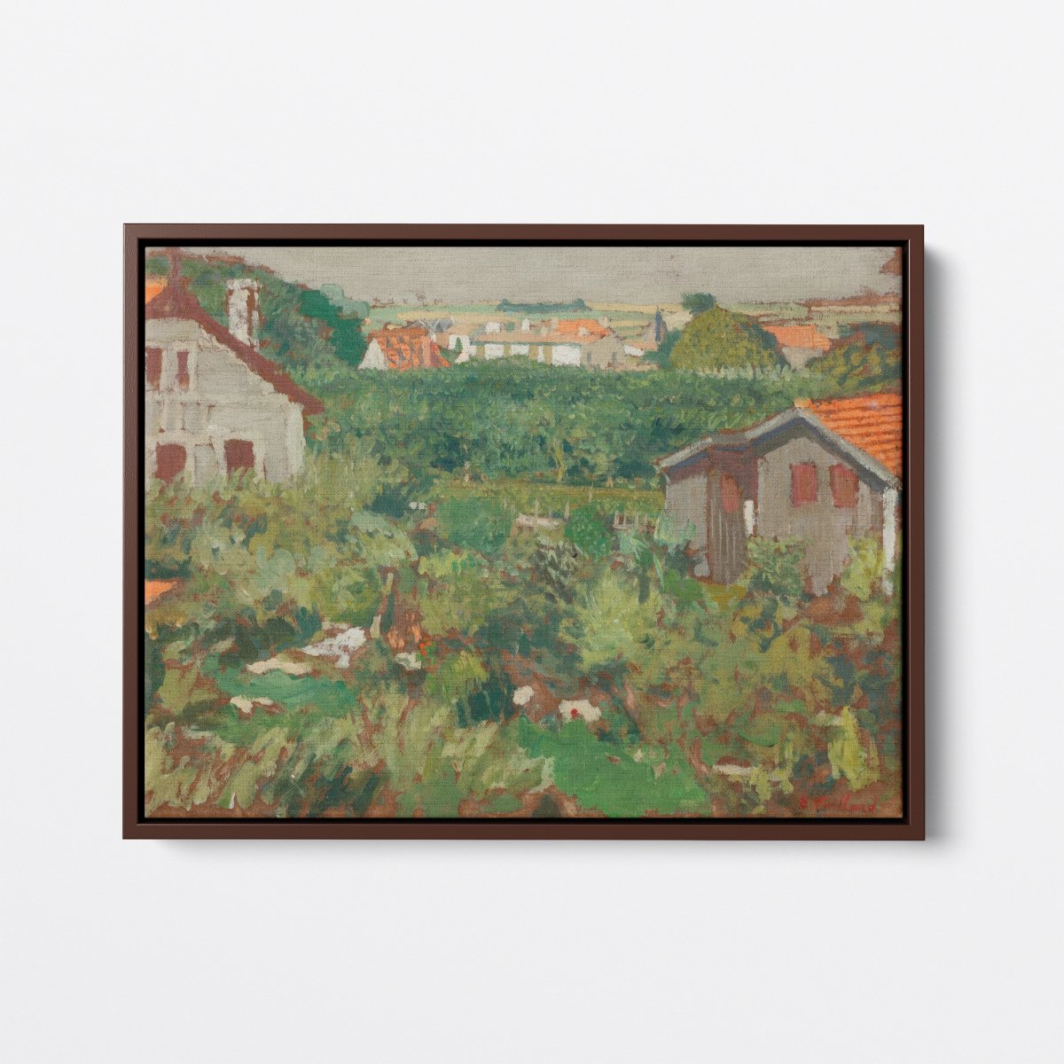 Small Houses in an Enclosure | Édouard Vuillard | Ave Legato Art Prints