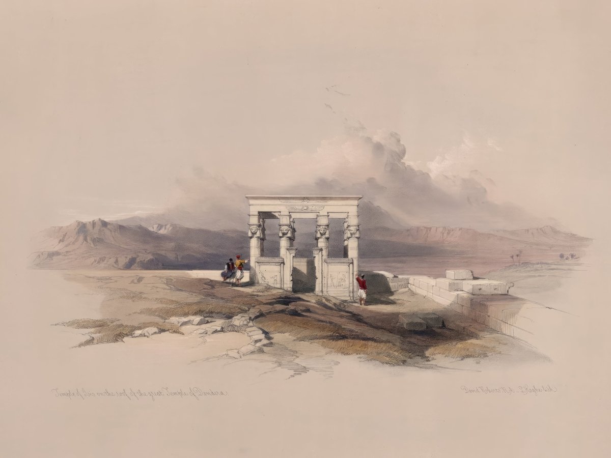 Small Temple of Isis | David Roberts | Ave Legato Art Prints