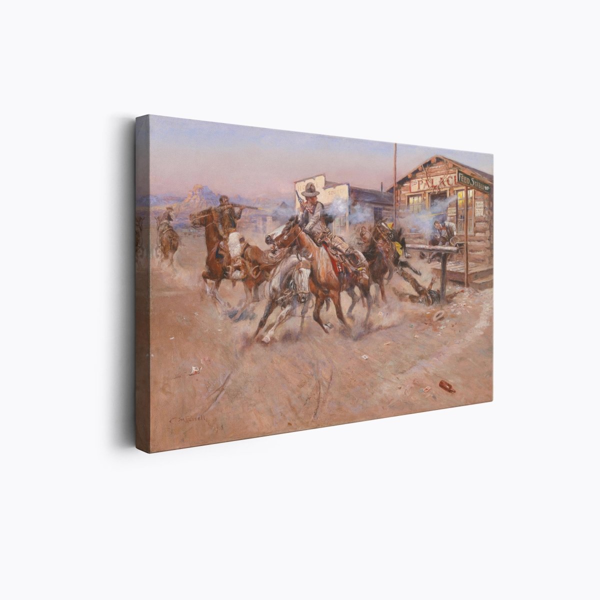 Smoke of a .452 Old West | Charles Russell | Ave Legato Art Prints