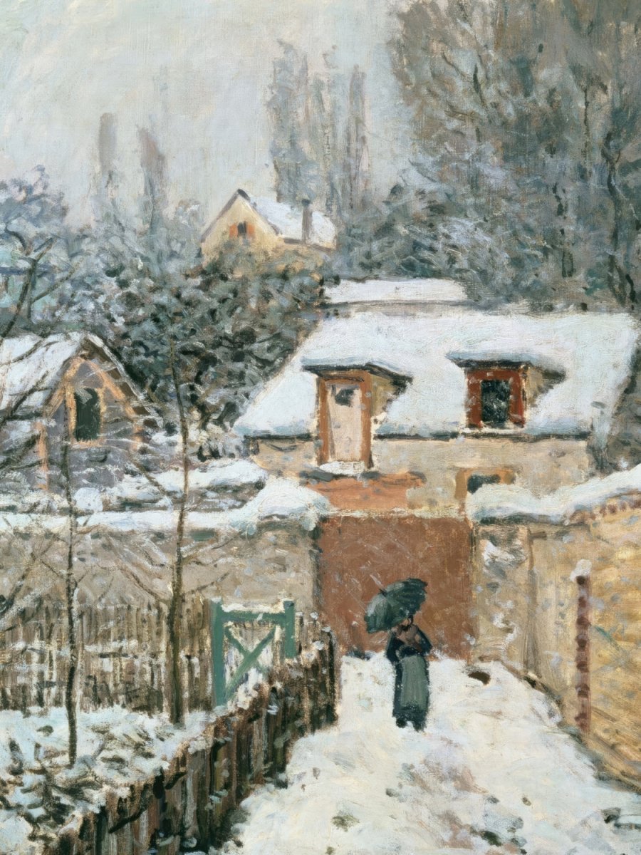 Snow at Louveciennes | Alfred Sisley | Ave Legato Art Prints