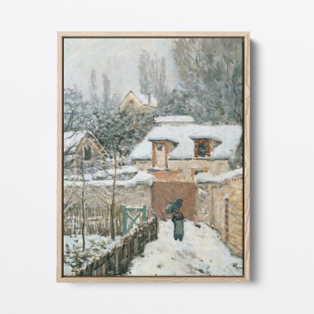 Snow at Louveciennes | Alfred Sisley | Ave Legato Art Prints