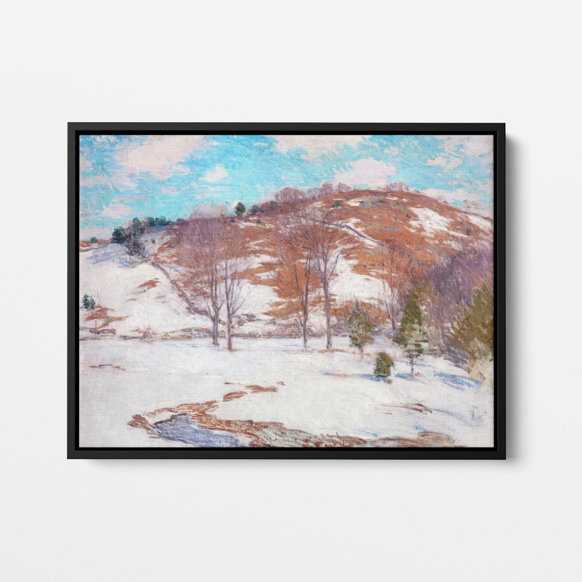 Snow in the Foothills | Willard Metcalf | Ave Legato Art Prints