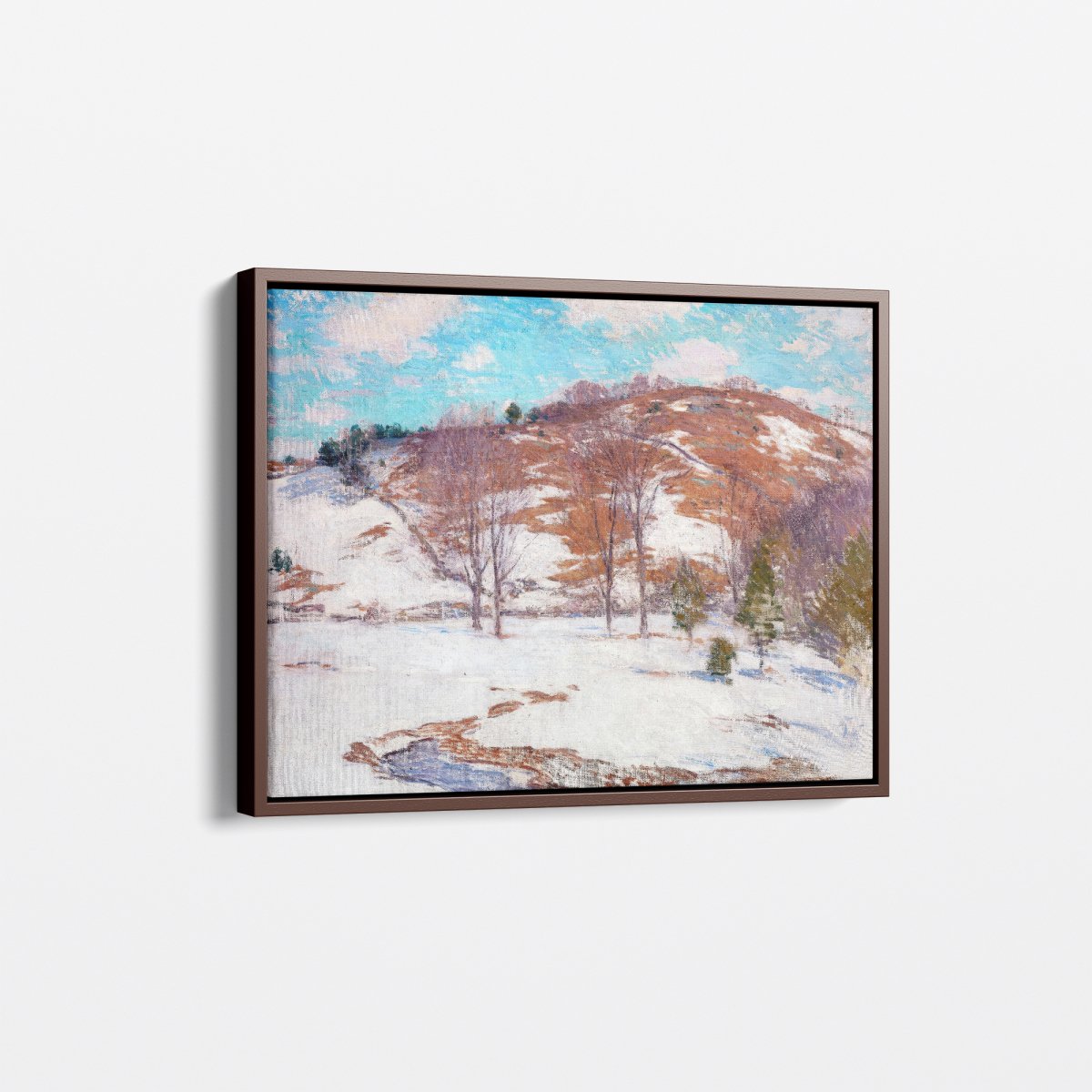 Snow in the Foothills | Willard Metcalf | Ave Legato Art Prints