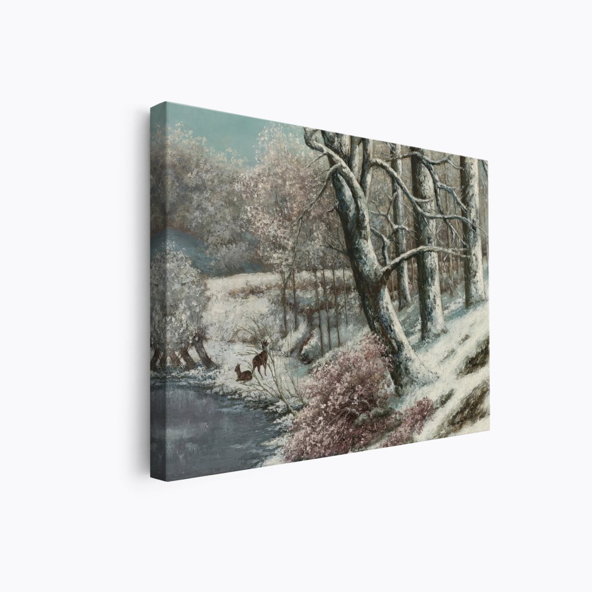 Snow Landscape | Gustave Courbet | Ave Legato Art Prints