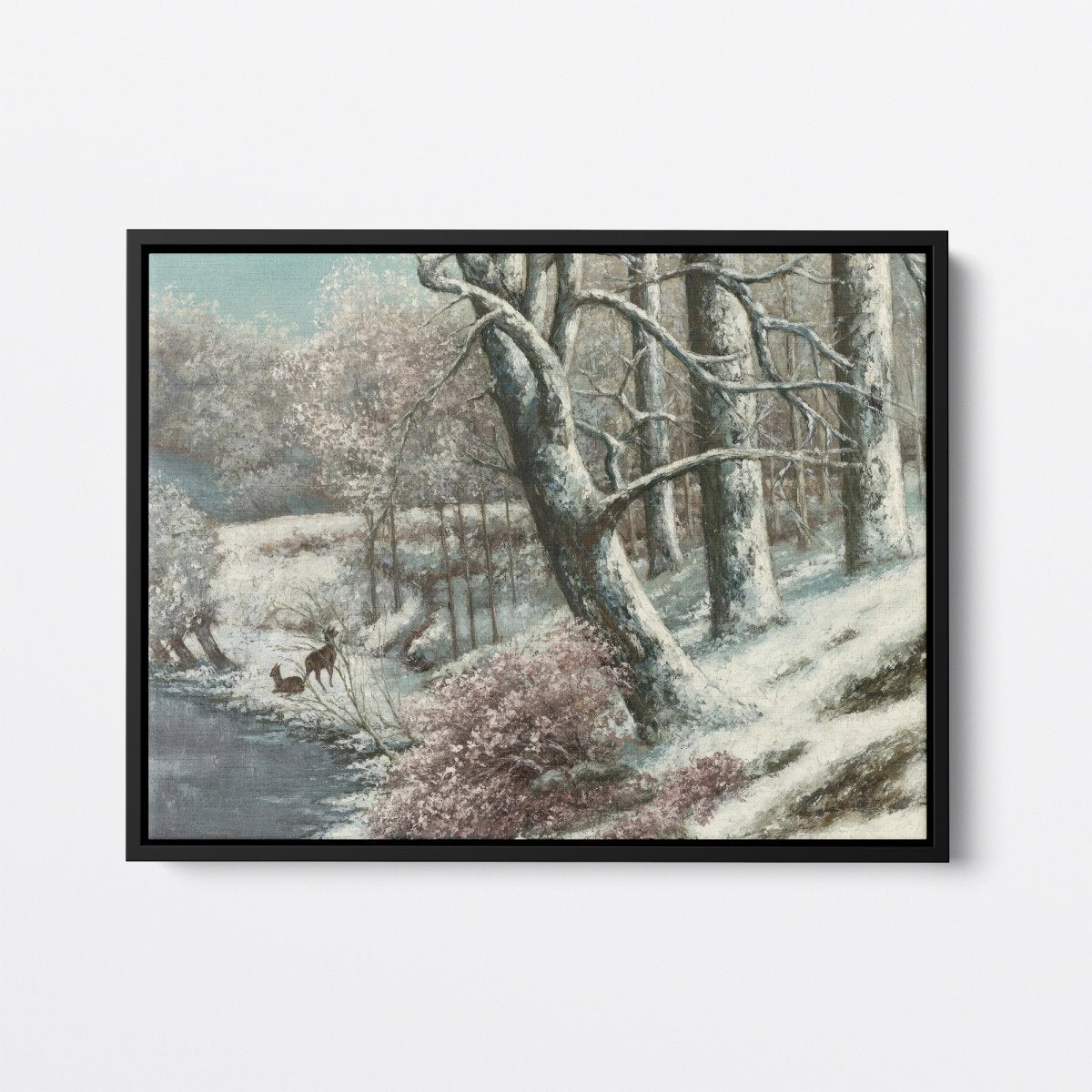 Snow Landscape | Gustave Courbet | Ave Legato Art Prints