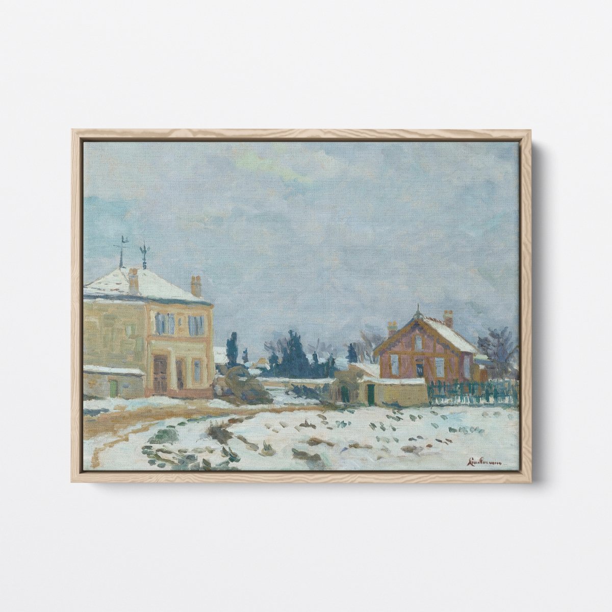 Snowy Village | Armand Guillaumin | Ave Legato Art Prints