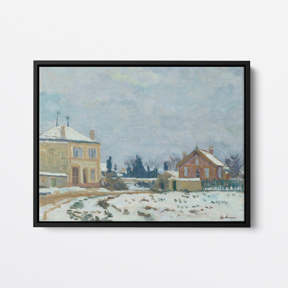 Snowy Village | Armand Guillaumin | Ave Legato Art Prints