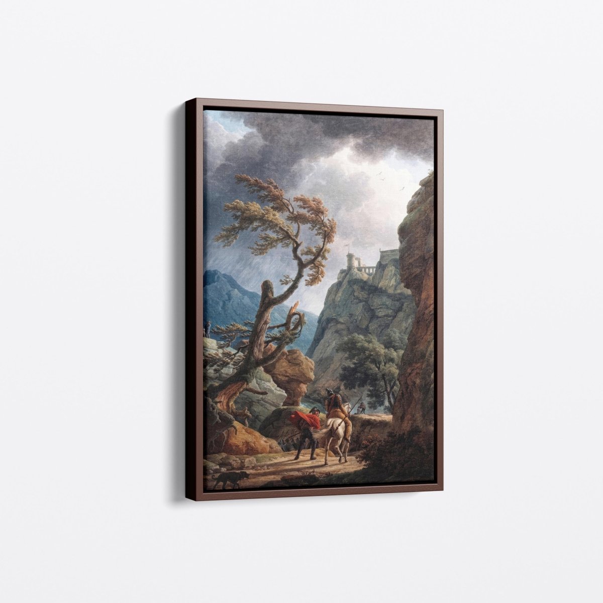 Soldiers in a Mountain Gorge | Claude Vernet | Ave Legato Art Prints