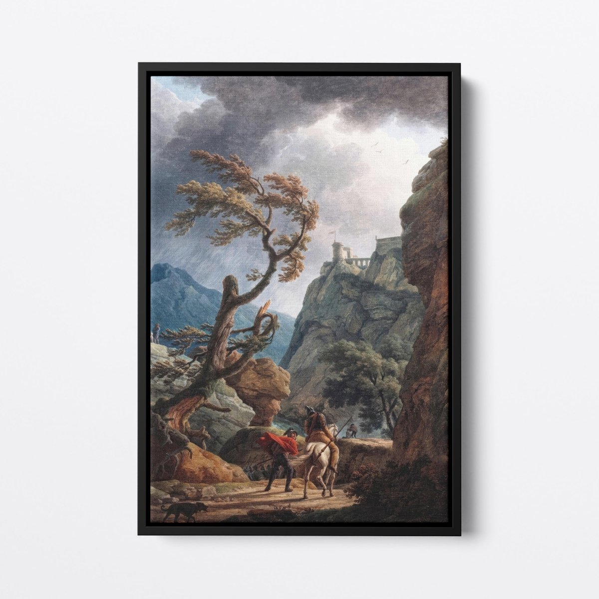 Soldiers in a Mountain Gorge | Claude Vernet | Ave Legato Art Prints