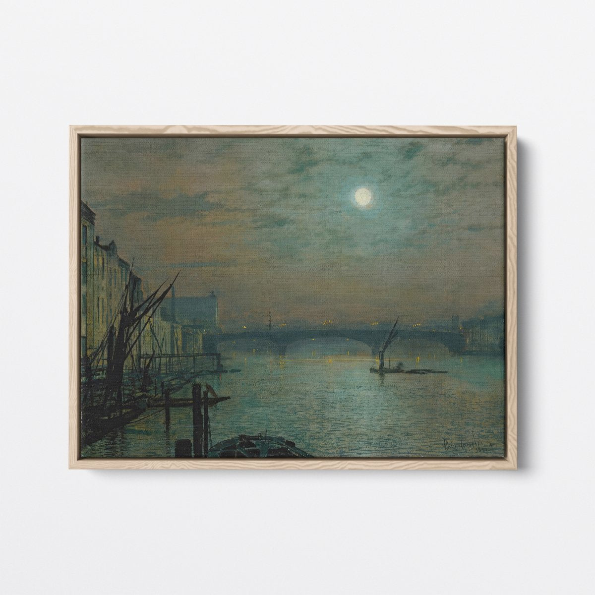 Southwark Bridge by Moonlight | John Grimshaw | Ave Legato Art Prints