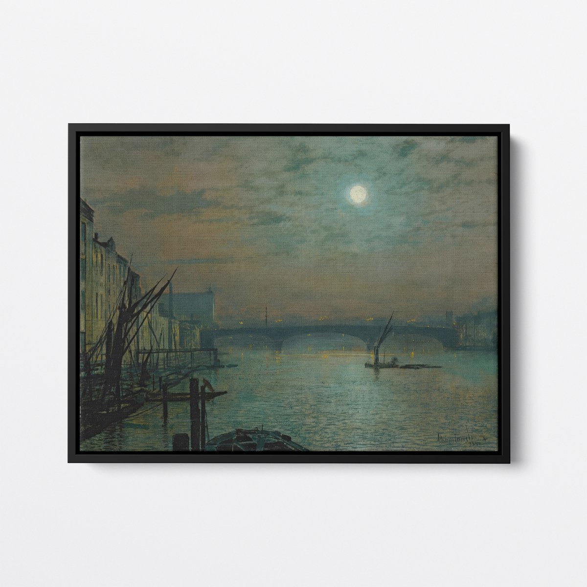 Southwark Bridge by Moonlight | John Grimshaw | Ave Legato Art Prints