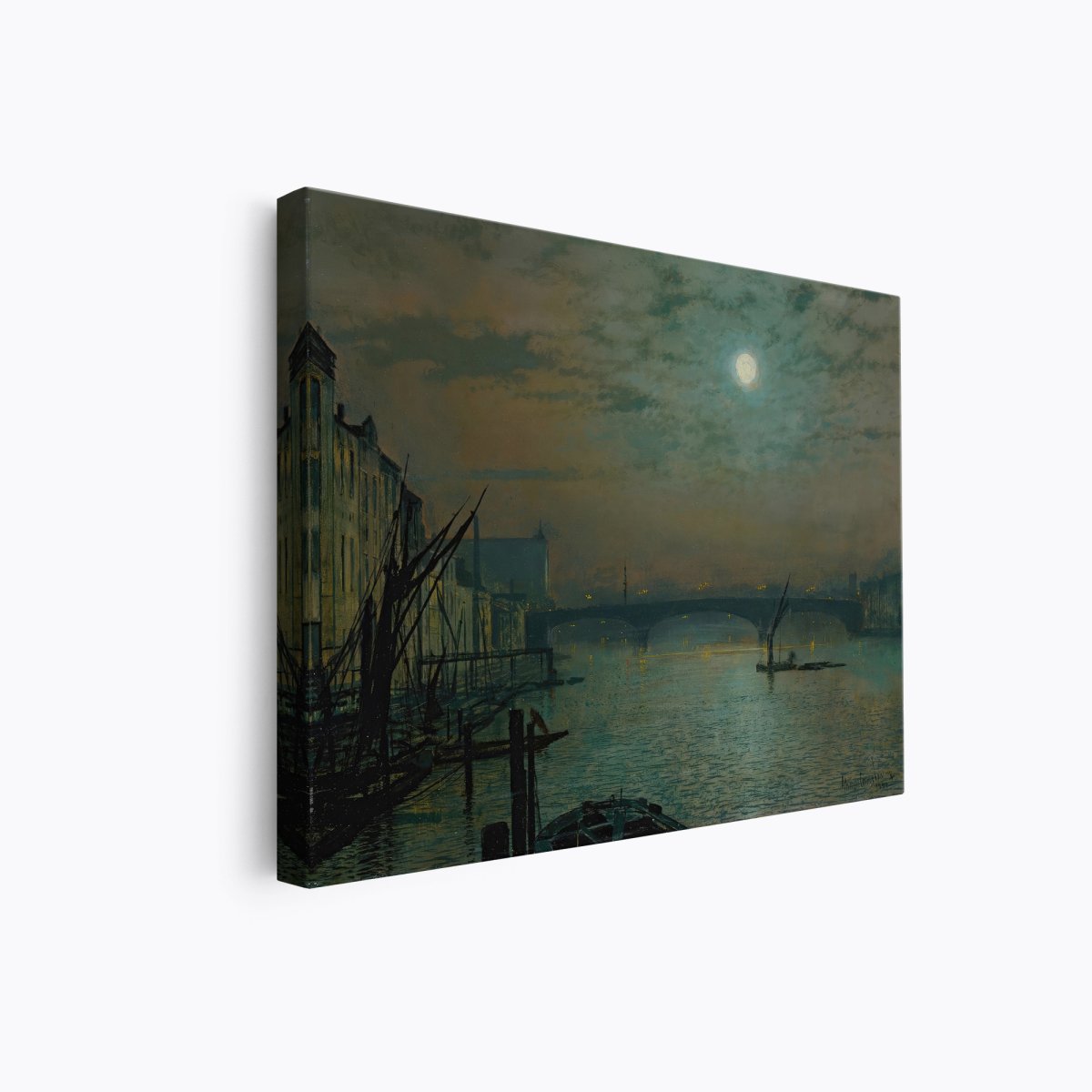 Southwark Bridge by Moonlight | John Grimshaw | Ave Legato Art Prints