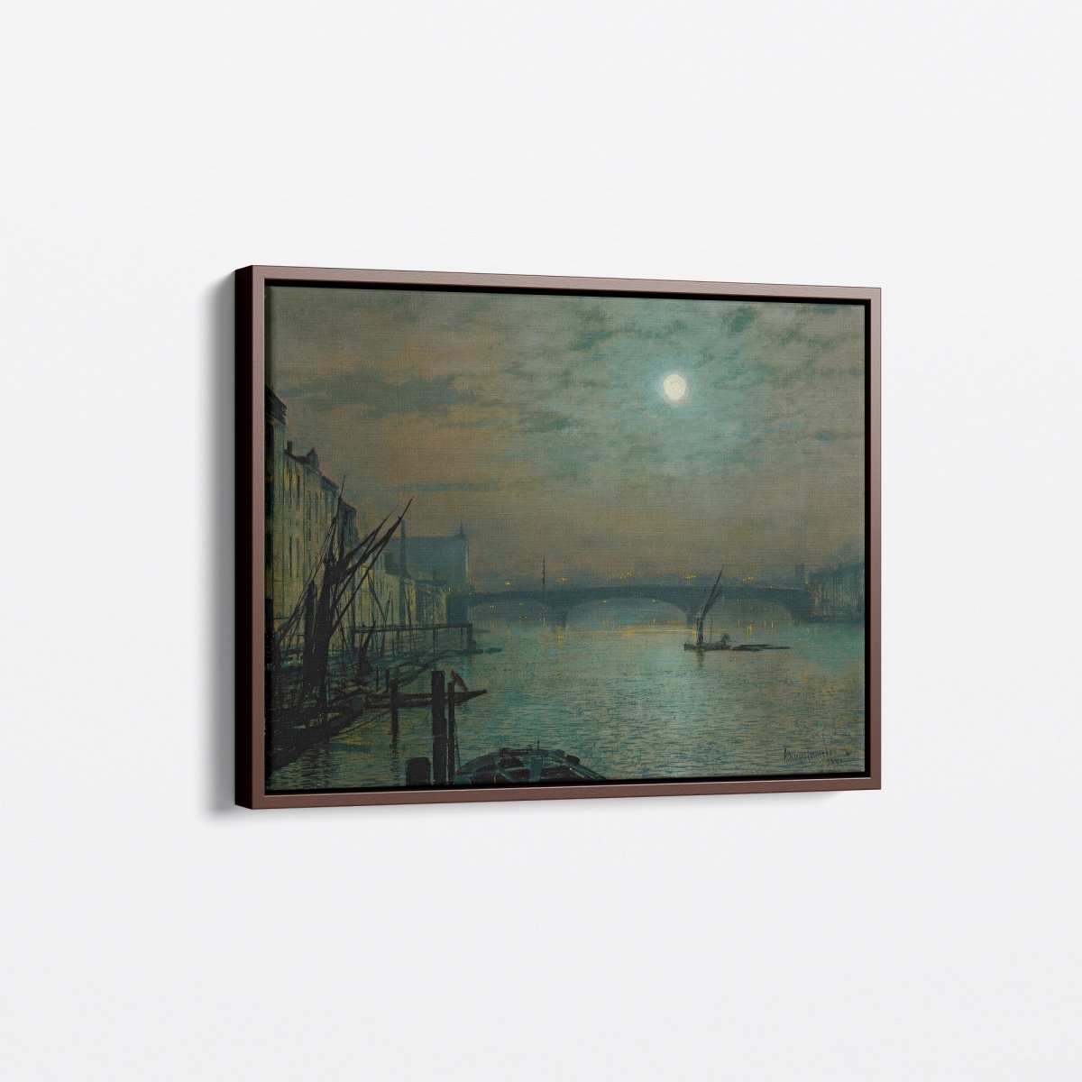 Southwark Bridge by Moonlight | John Grimshaw | Ave Legato Art Prints