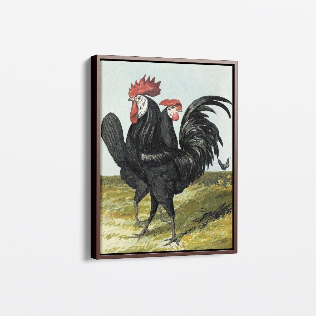 Spanish Rooster and Hen | Harrison Weir | Ave Legato Art Prints