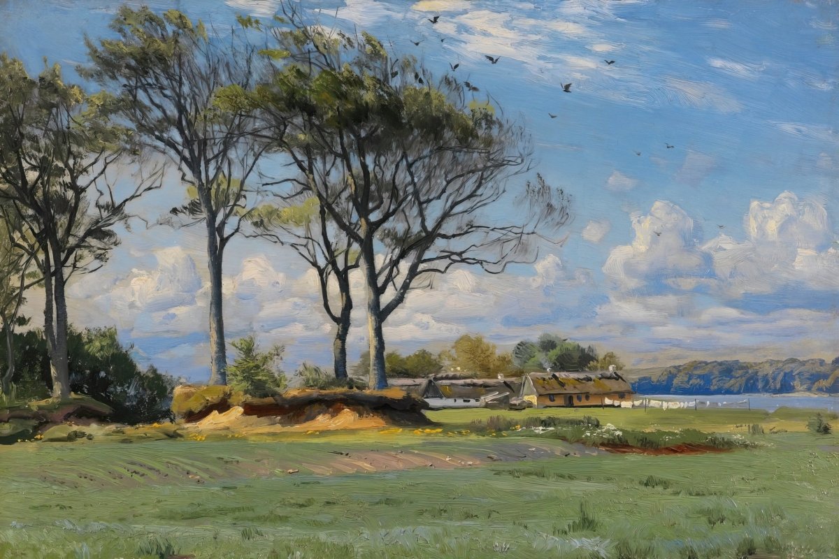 Spring Landscape (Monsted) | Peder Monsted | Ave Legato Art Prints