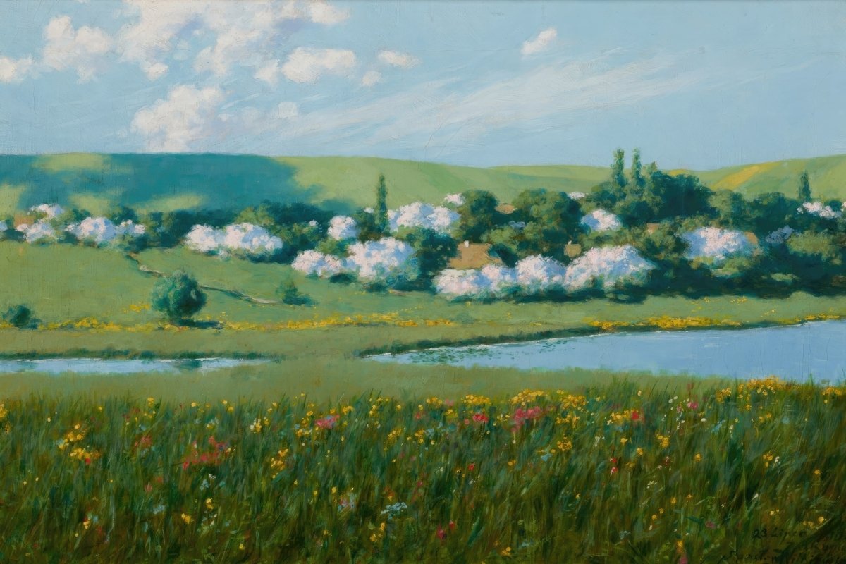 Spring Landscape with a Pond | Stanisław Witkiewicz | Ave Legato Art Prints