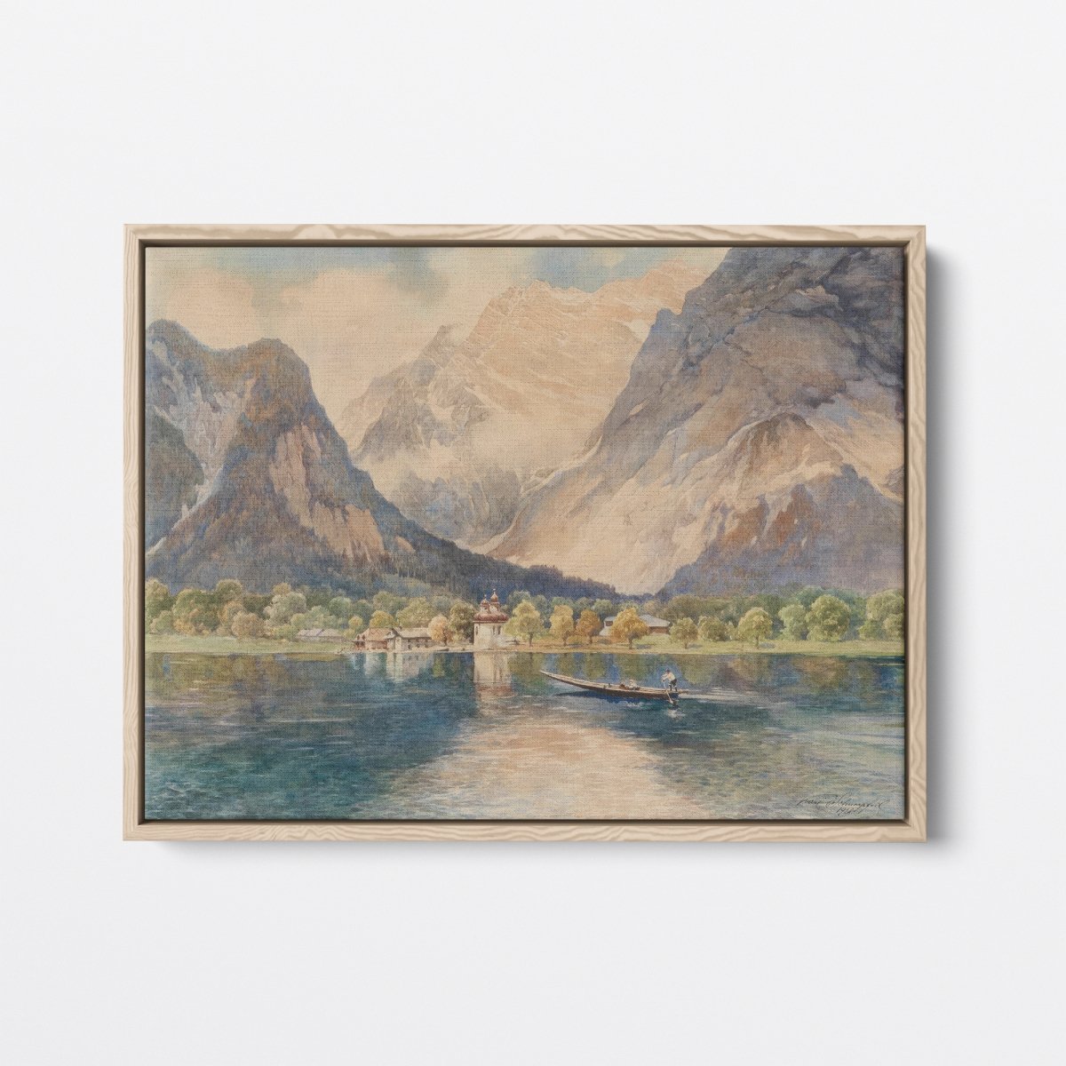 St. Bartholomä am Königssee | Karl Schnorpfeil | Ave Legato Art Prints