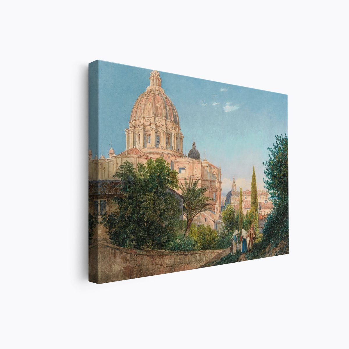 St. Peter's from the Vatican Garden | Rudolf von Alt | Ave Legato Art Prints