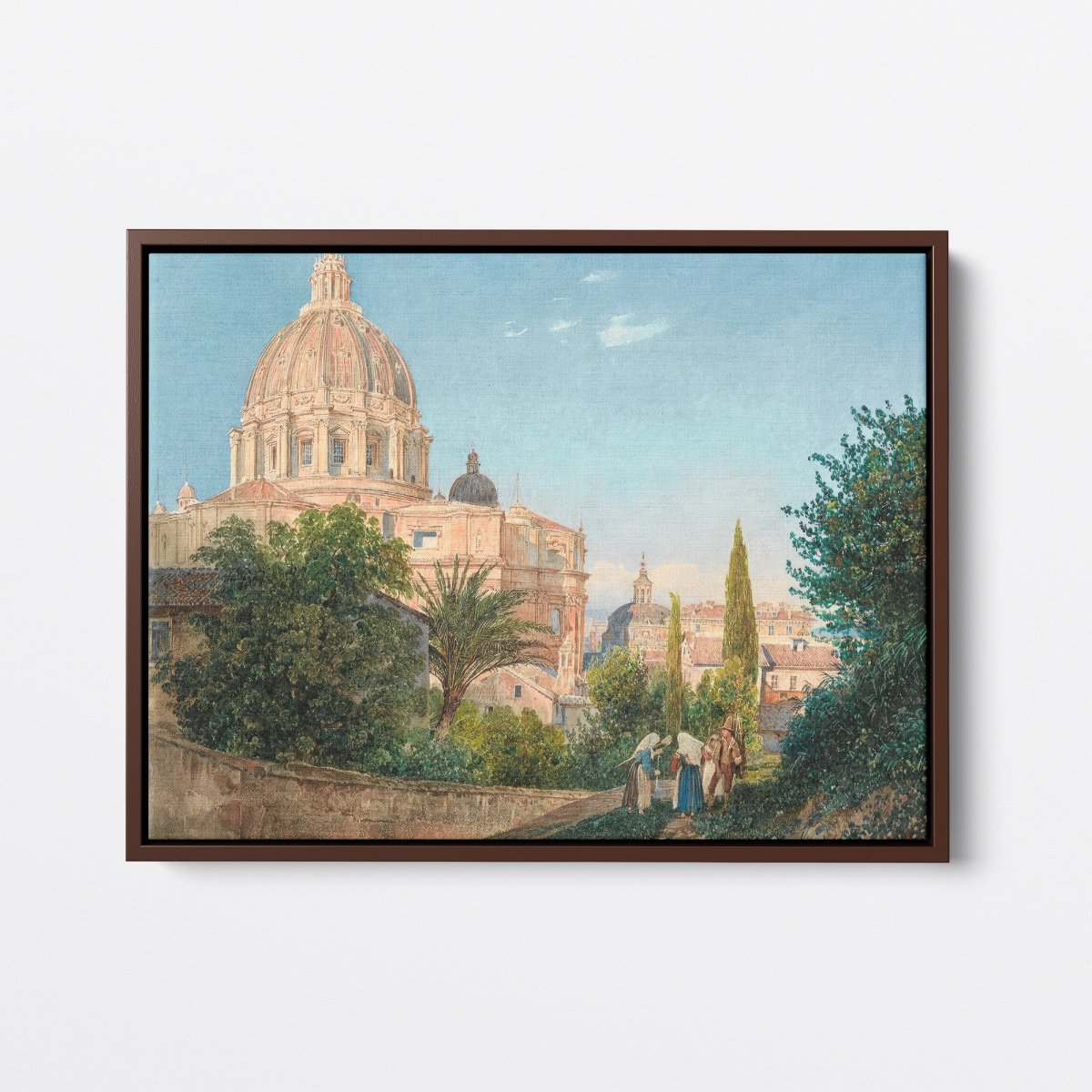 St. Peter's from the Vatican Garden | Rudolf von Alt | Ave Legato Art Prints