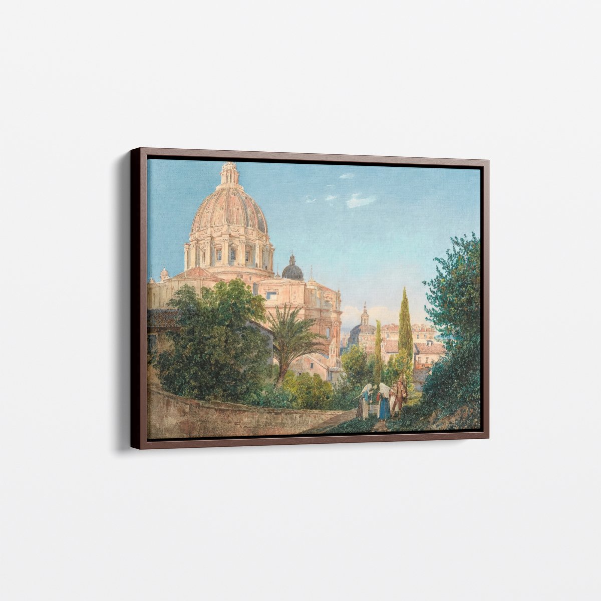 St. Peter's from the Vatican Garden | Rudolf von Alt | Ave Legato Art Prints