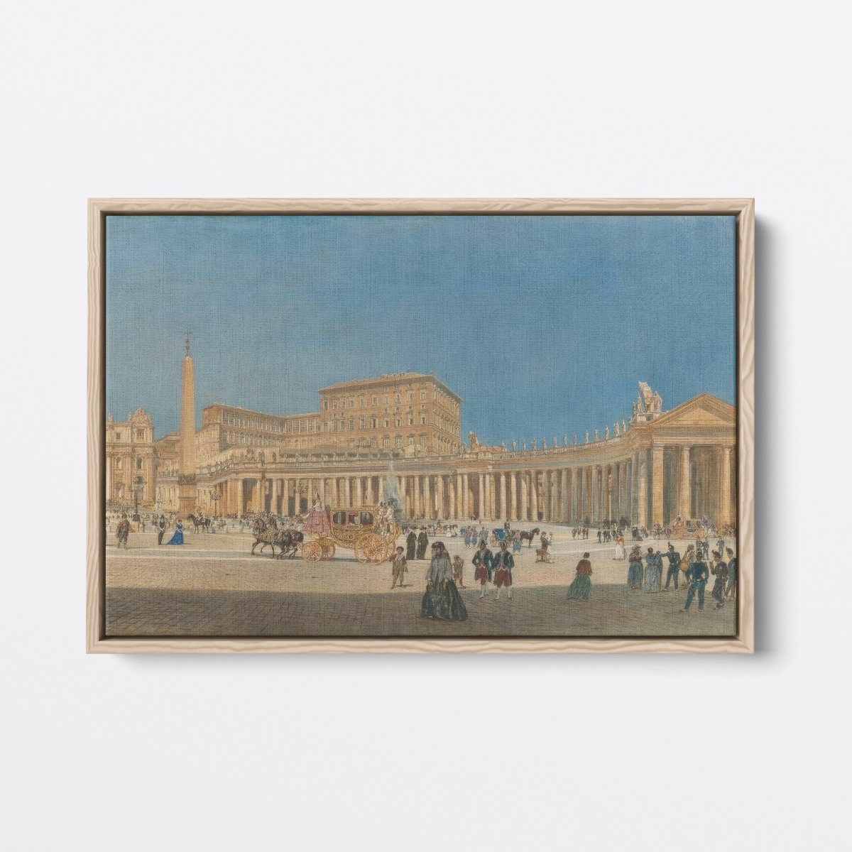 St. Peter's Square, Rome | Rudolf von Alt | Ave Legato Art Prints