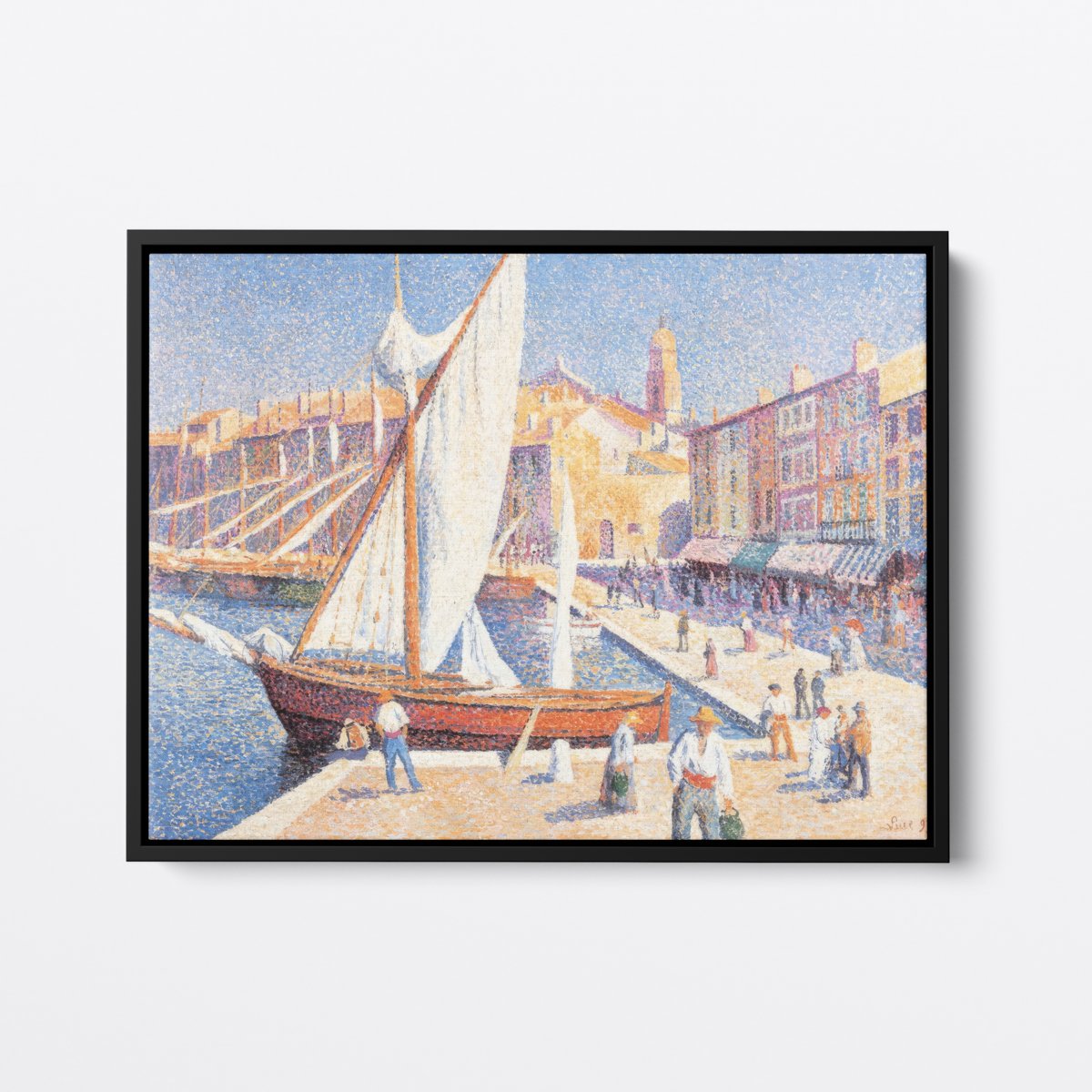 St. Tropez | Maximilien Luce | Ave Legato | Canvas Art Prints | Vintage Artwork