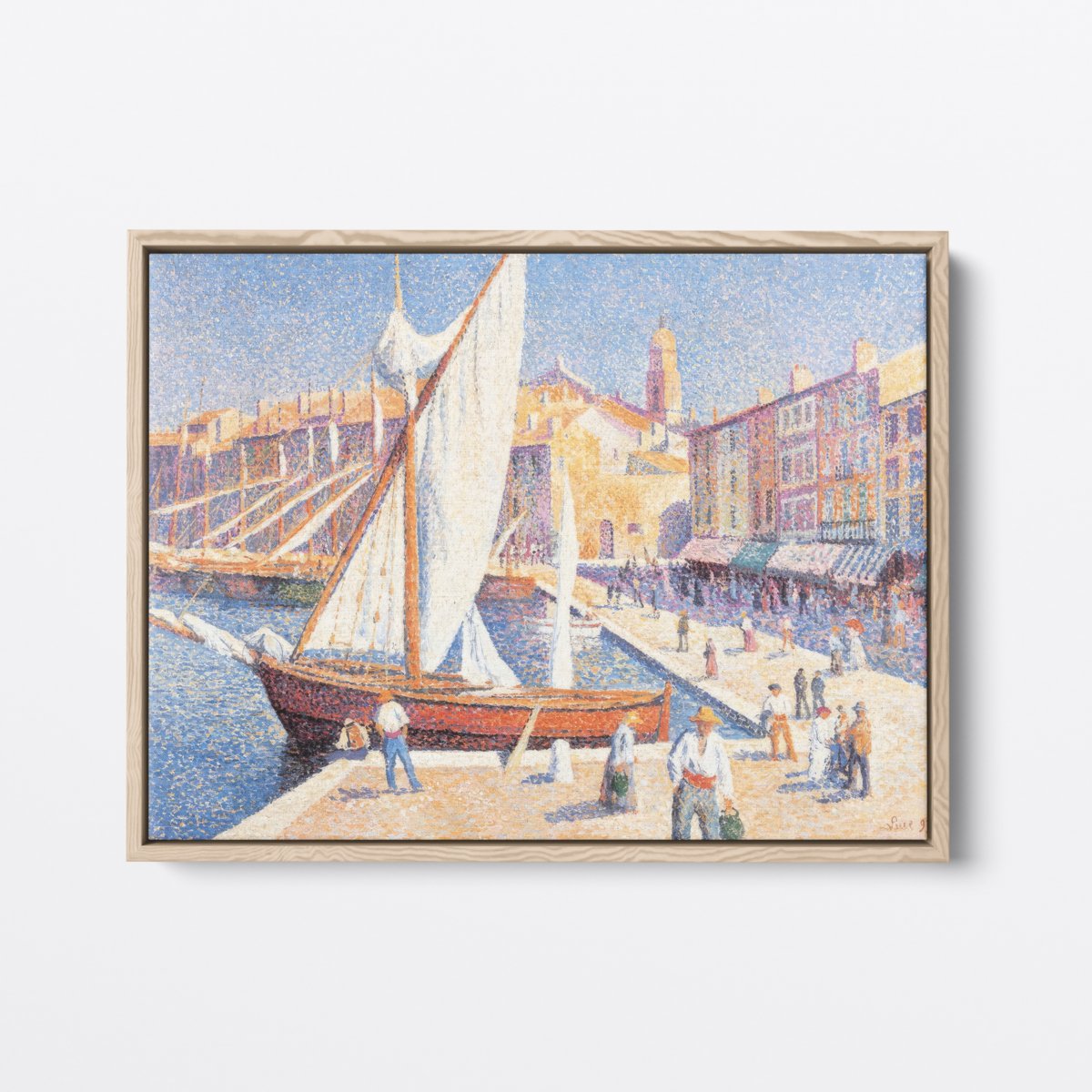 St. Tropez | Maximilien Luce | Ave Legato | Canvas Art Prints | Vintage Artwork