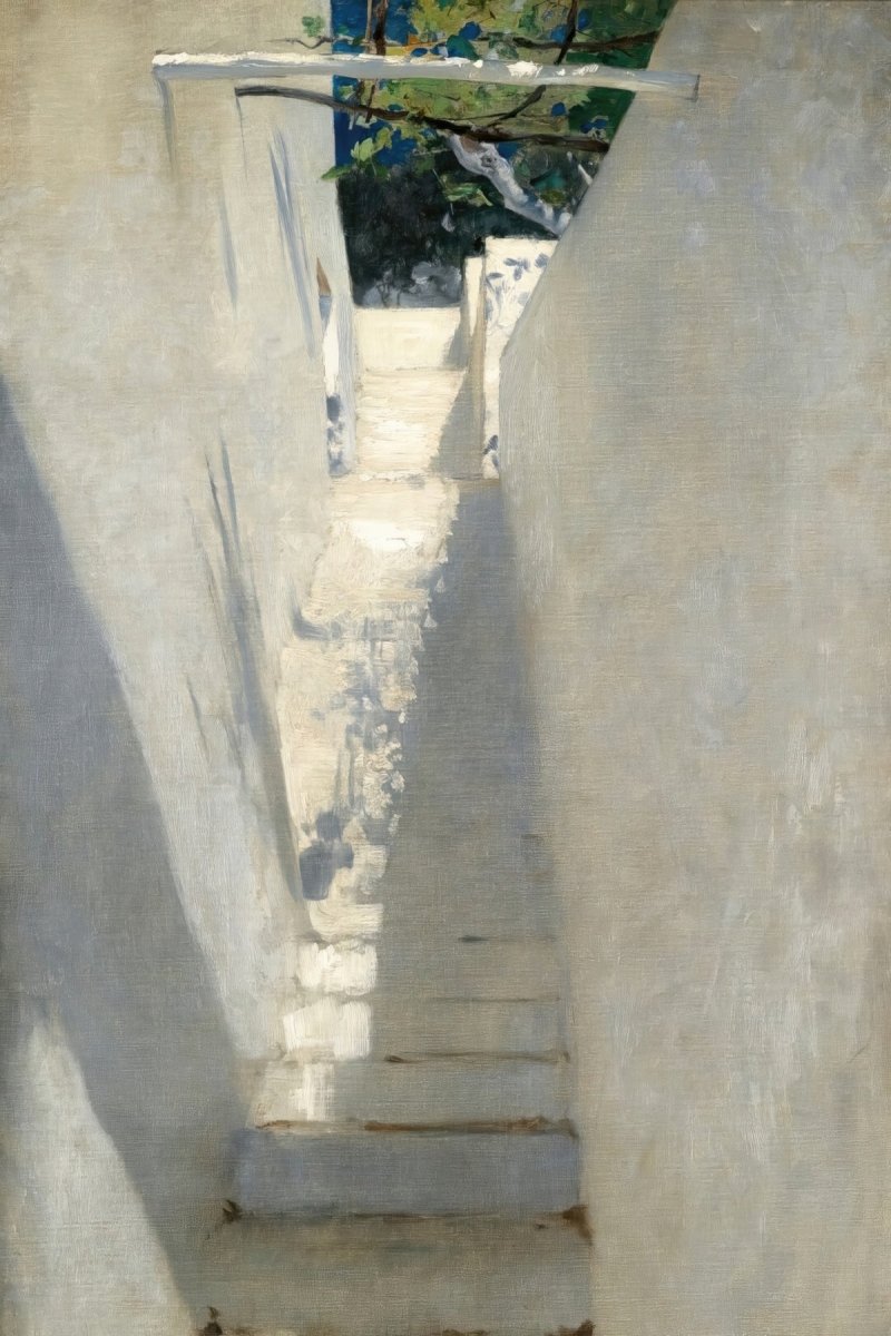 Staircase in Capri | John Sargent | Ave Legato Art Prints