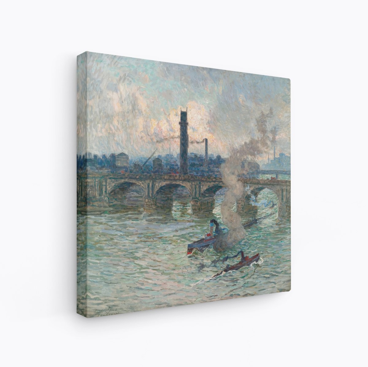 Steamboats on the Thames | Emile Claus | Ave Legato Art Prints