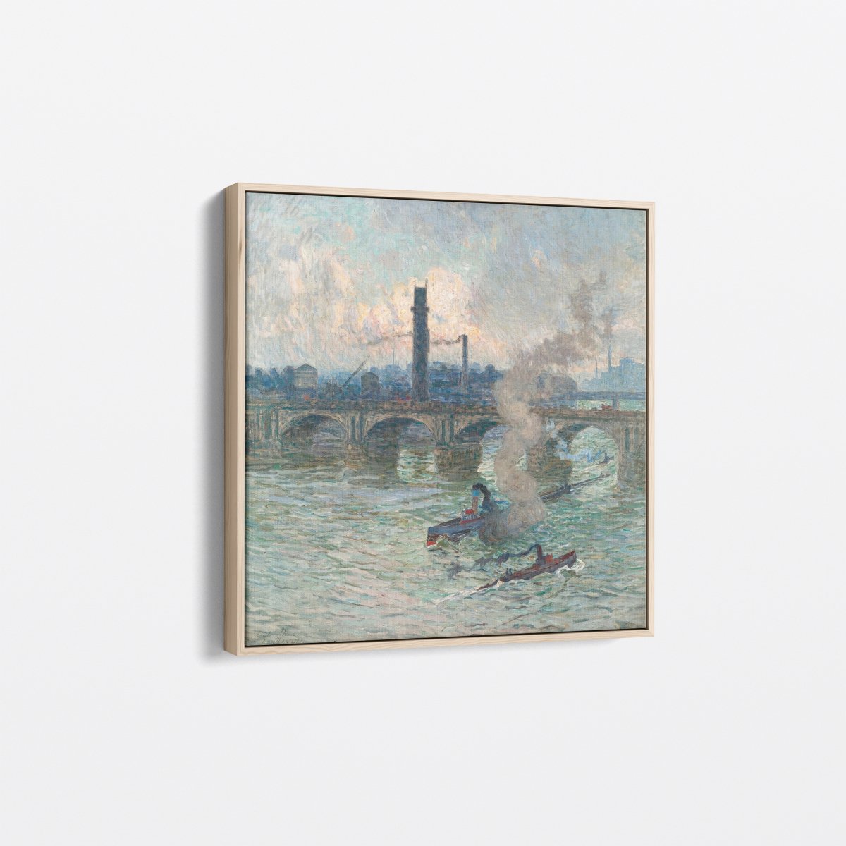 Steamboats on the Thames | Emile Claus | Ave Legato Art Prints