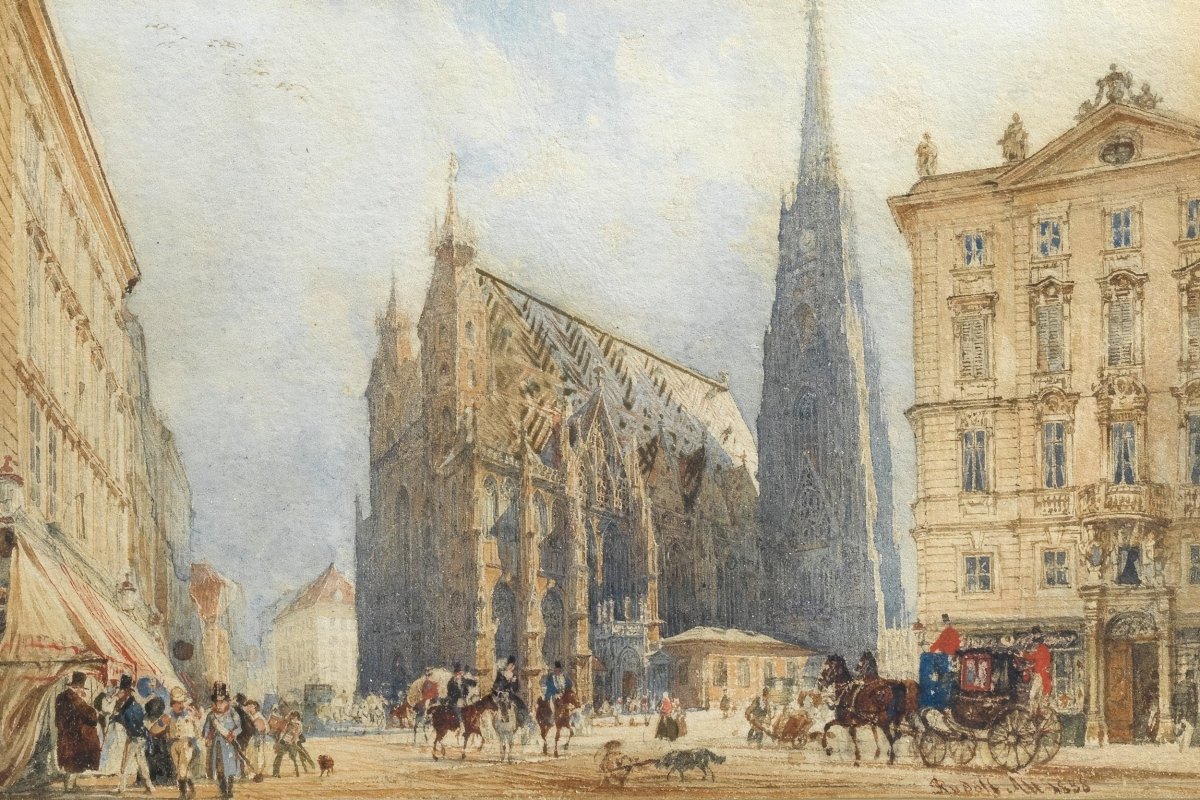 Stephansplatz, Vienna | Rudolf von Alt | Ave Legato Art Prints