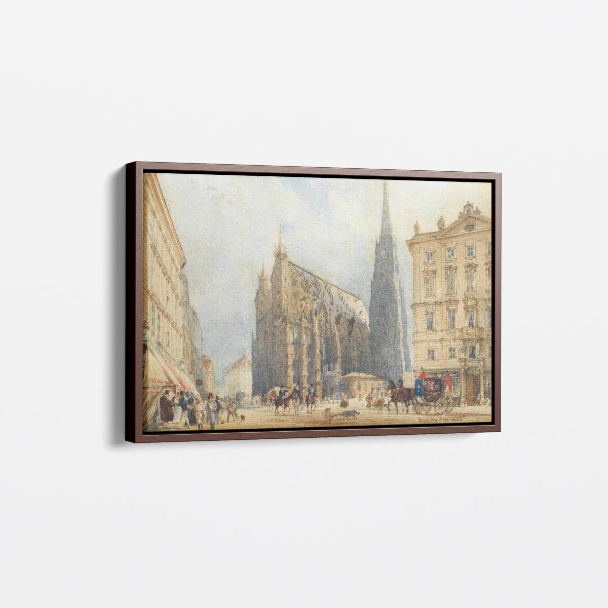 Stephansplatz, Vienna | Rudolf von Alt | Ave Legato Art Prints