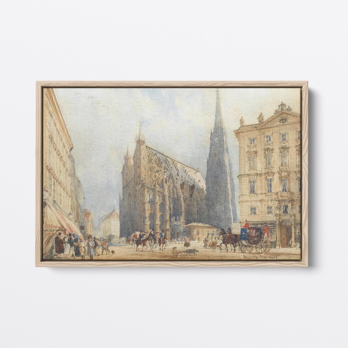 Stephansplatz, Vienna | Rudolf von Alt | Ave Legato Art Prints