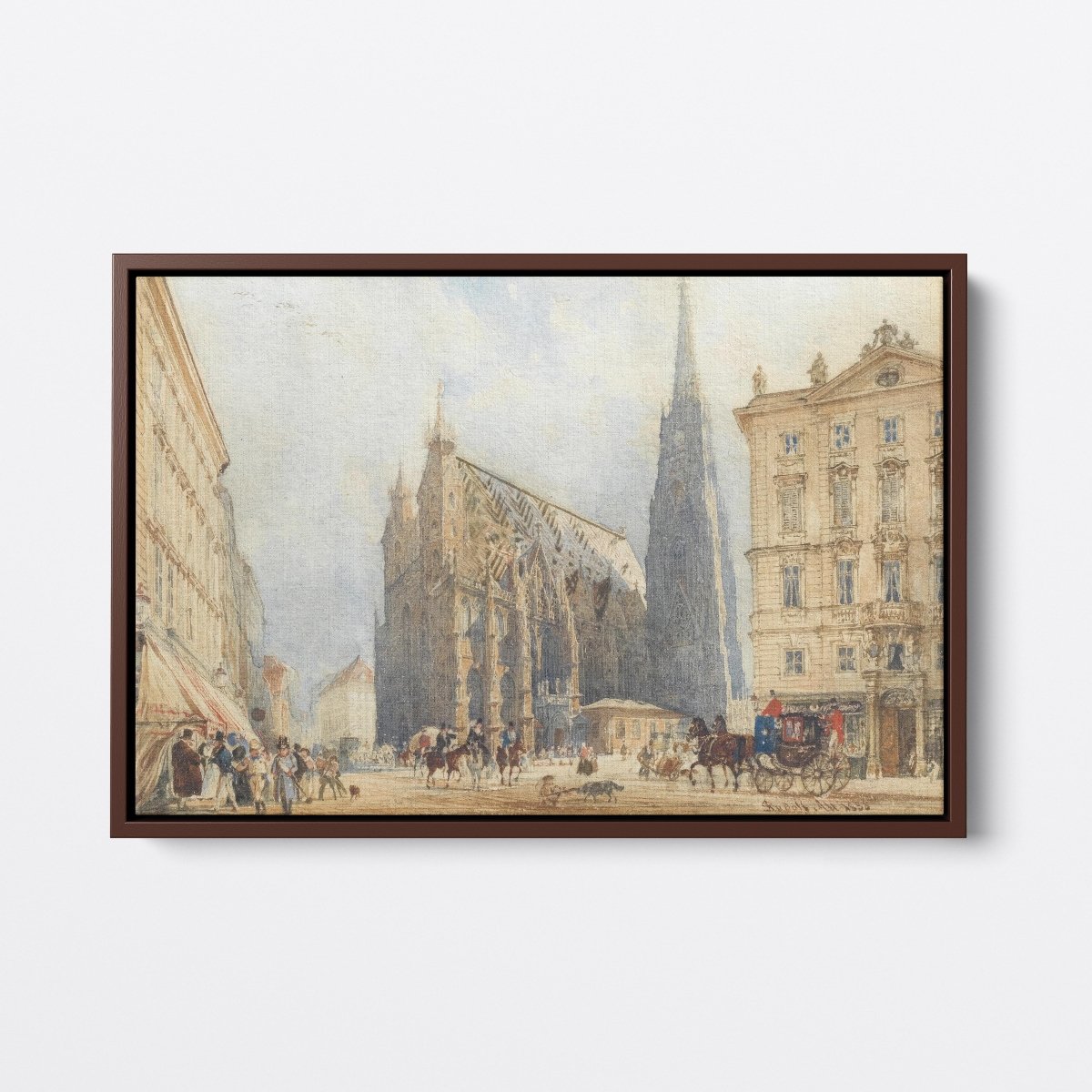 Stephansplatz, Vienna | Rudolf von Alt | Ave Legato Art Prints