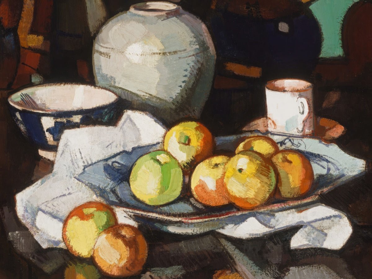 Still Life, Apples and Jar | Samuel Peploe | Ave Legato Art Prints