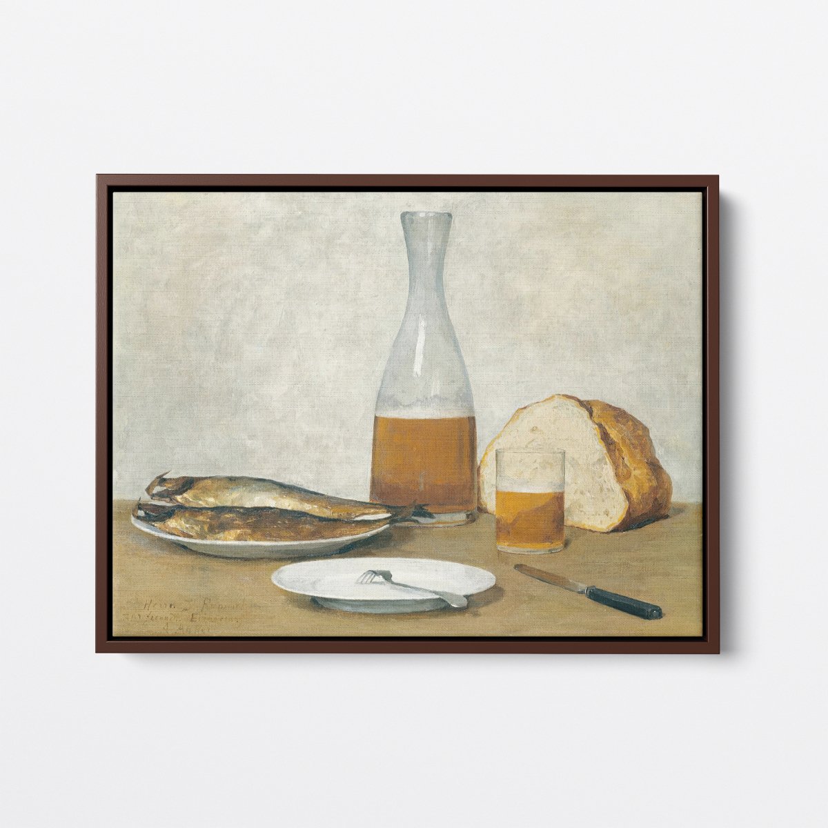 Still Life, Herrings | Albert Anker | Ave Legato Art Prints