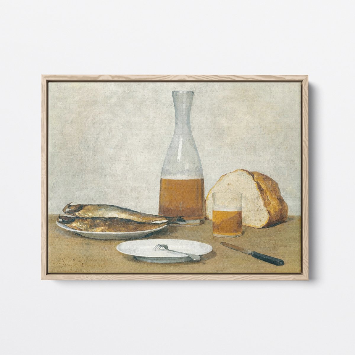 Still Life, Herrings | Albert Anker | Ave Legato Art Prints