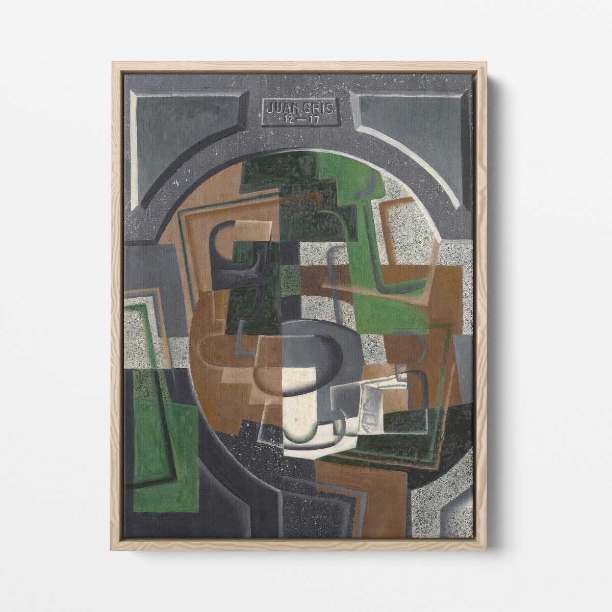 Still Life with a Plaque | Juan Gris | Ave Legato Art Prints