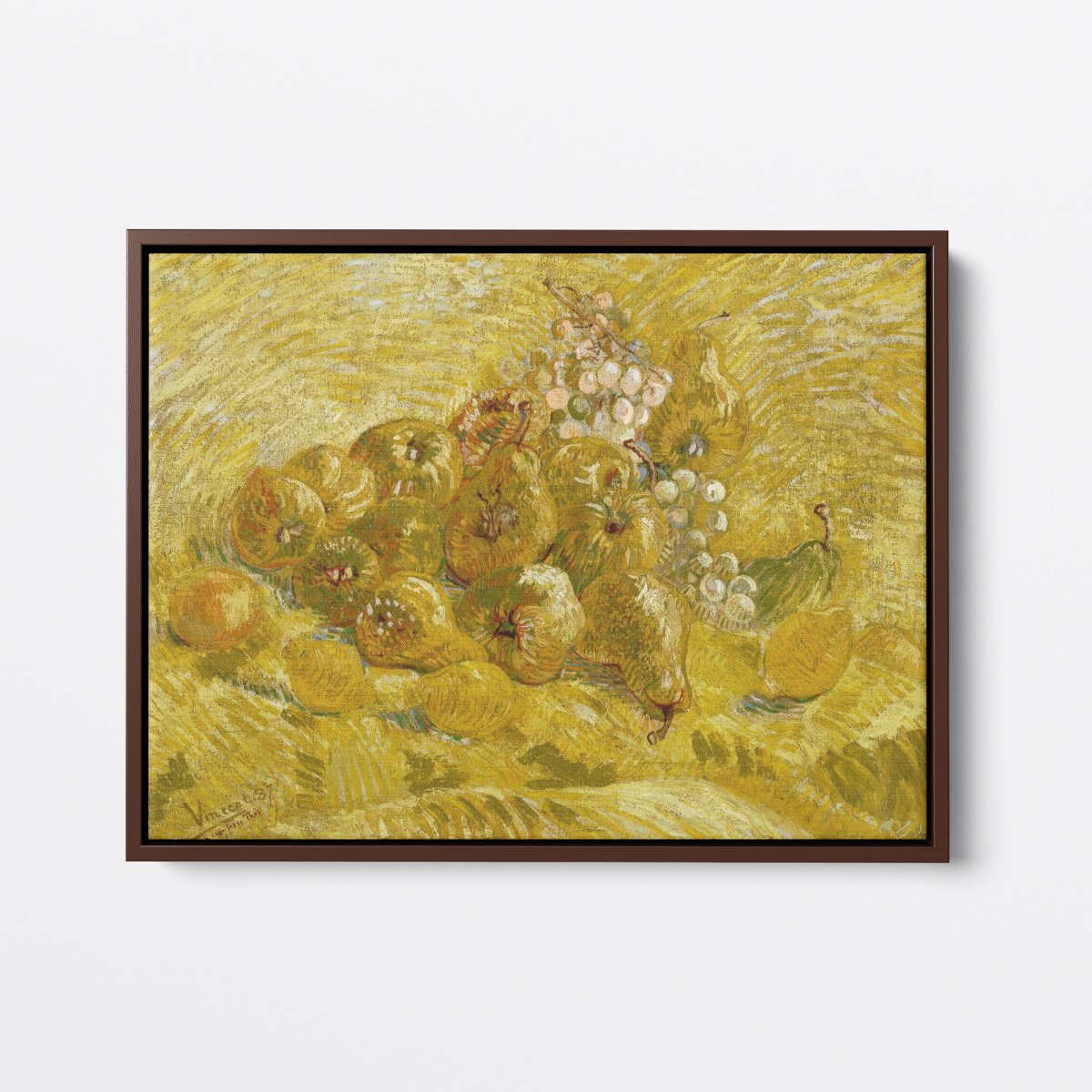 Still Life with Apples, Pears, Lemons and Grapes | Vincent van Gogh | Ave Legato Art Prints