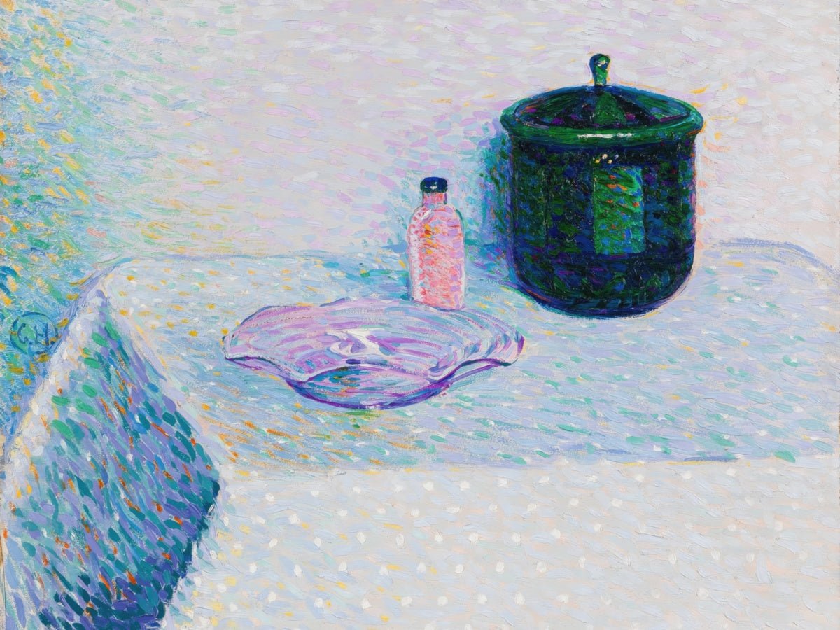 Still Life with Bowl, Bottle, and Lidded Jar | Curt Hermann | Ave Legato Art Prints