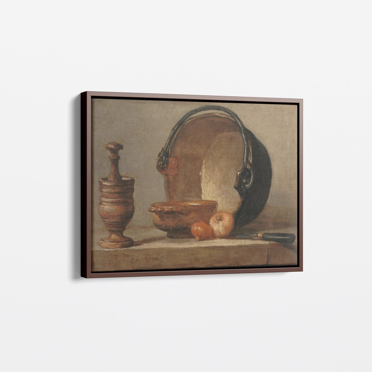 Still Life with Copper Cauldron | Jean - Baptiste - Simeon Chardin | Ave Legato Art Prints