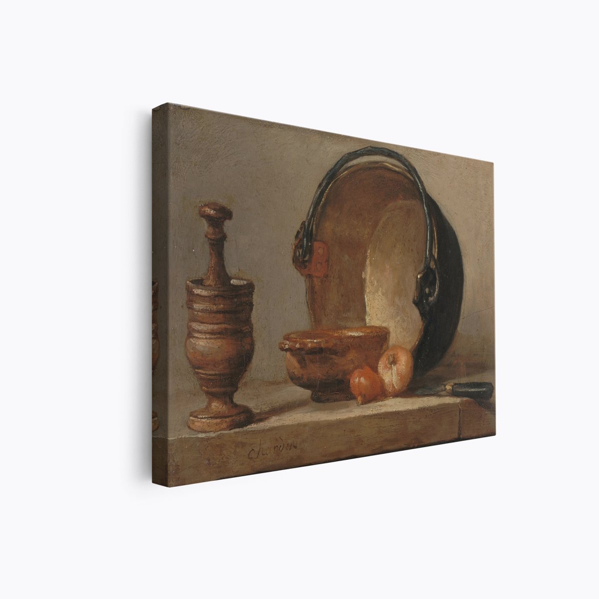 Still Life with Copper Cauldron | Jean - Baptiste - Simeon Chardin | Ave Legato Art Prints