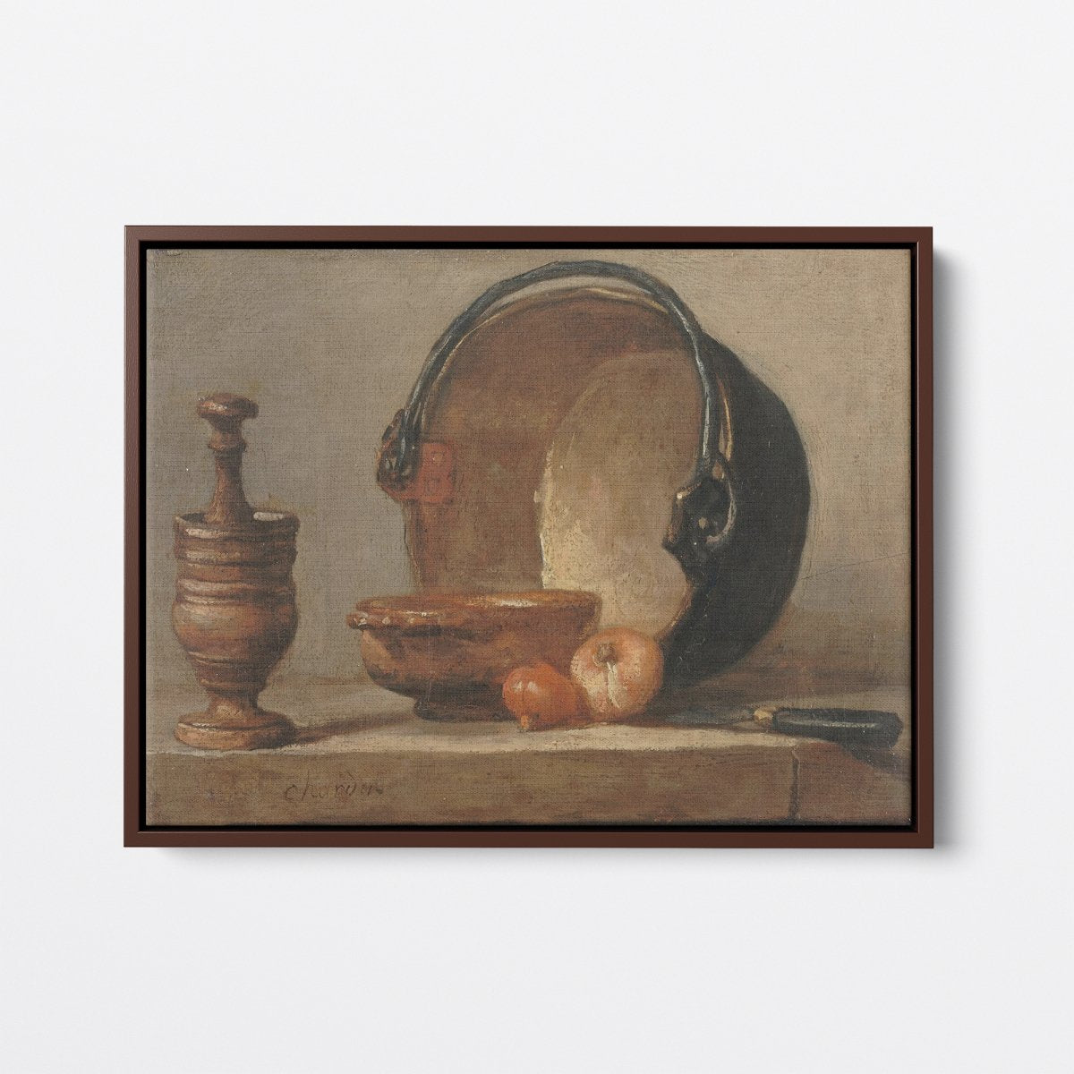 Still Life with Copper Cauldron | Jean - Baptiste - Simeon Chardin | Ave Legato Art Prints