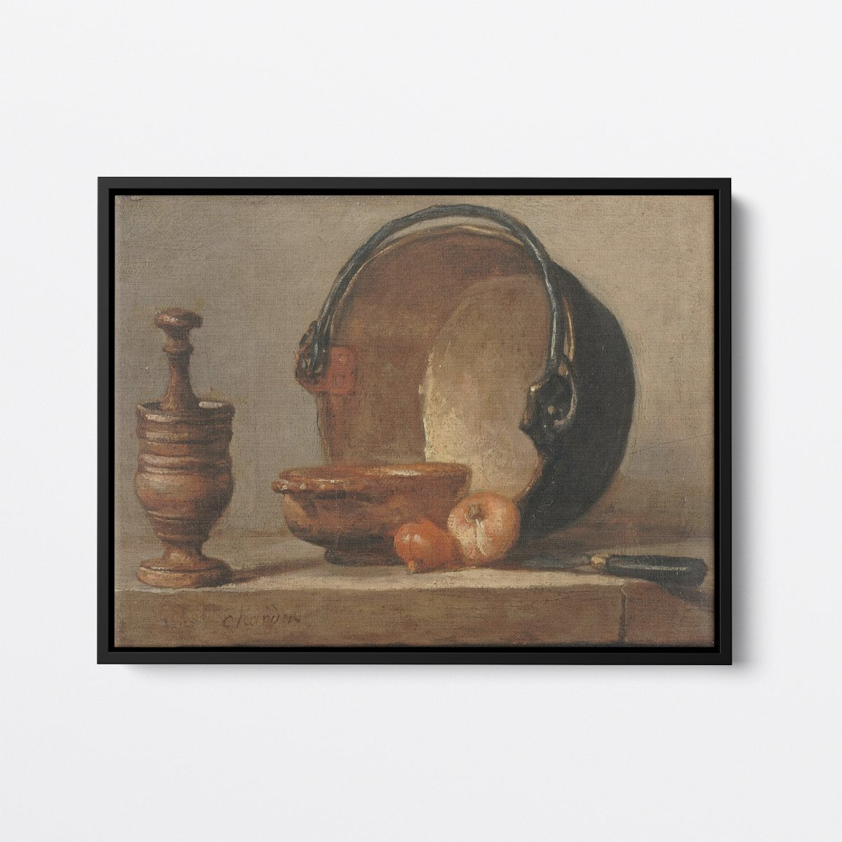 Still Life with Copper Cauldron | Jean - Baptiste - Simeon Chardin | Ave Legato Art Prints