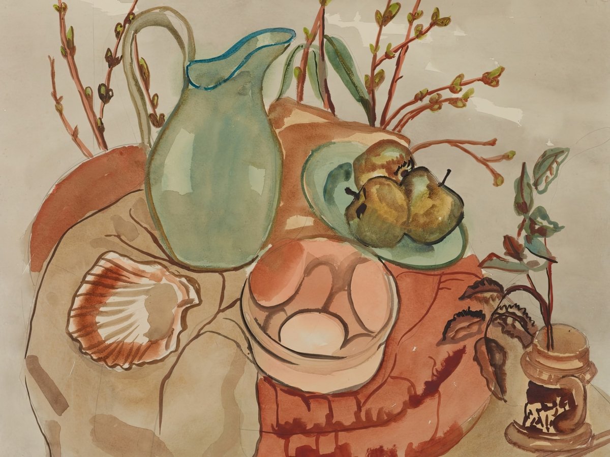 Still Life with Eggs and Willow | Frances Hodgkins | Ave Legato Art Prints