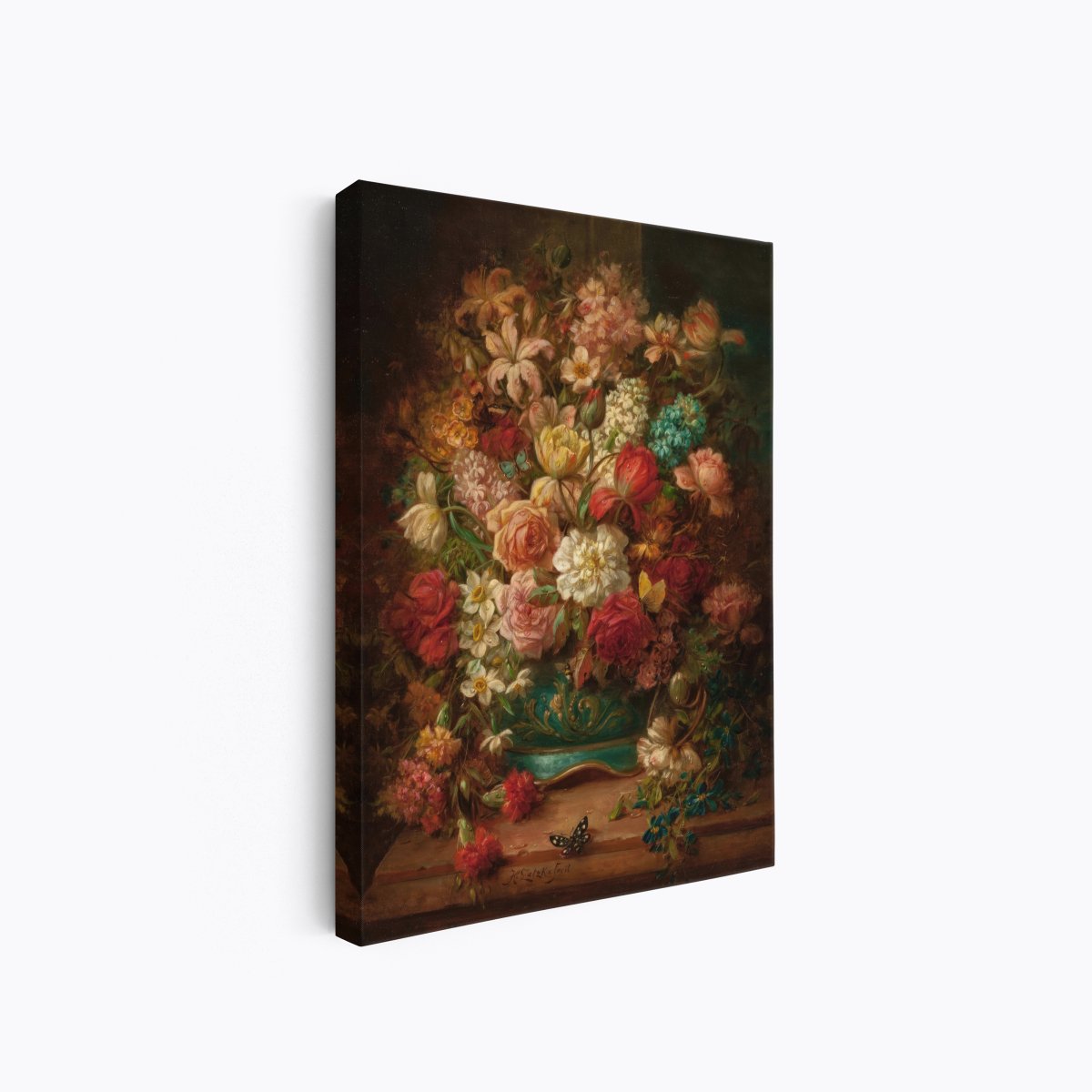 Still Life with Flowers and Butterflies | Hans Zatzka | Ave Legato Art Prints