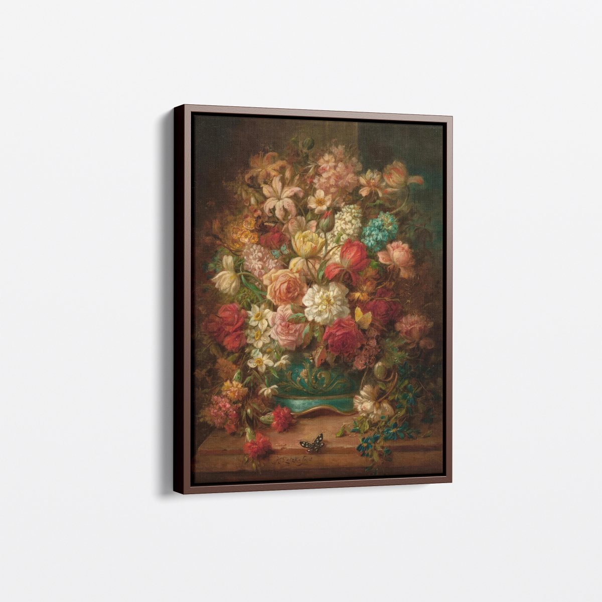 Still Life with Flowers and Butterflies | Hans Zatzka | Ave Legato Art Prints